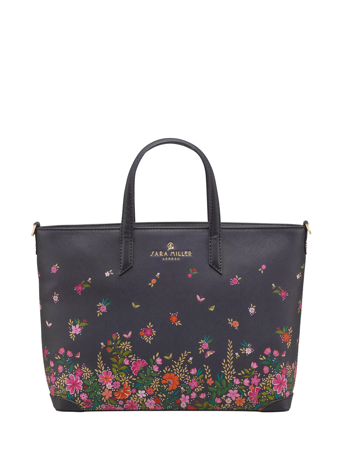 Sara Miller medium ditsy floral tote bag - British product