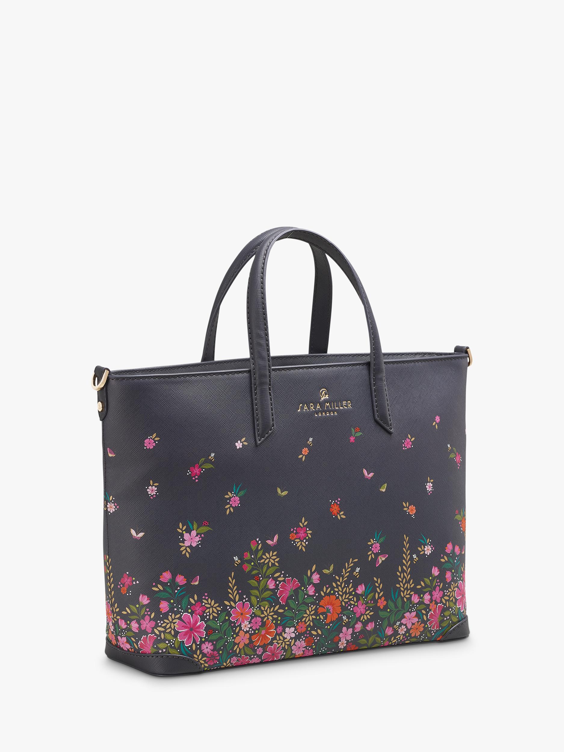 Sara Miller medium ditsy floral tote bag - British product