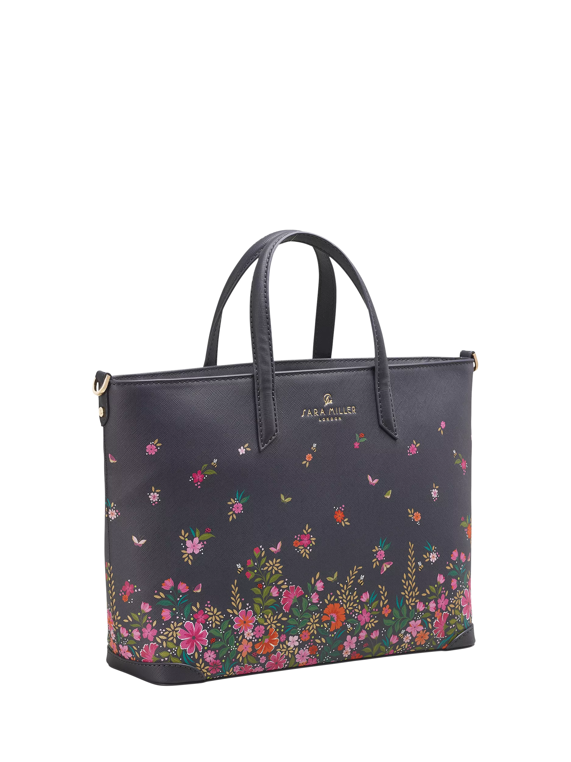 Sara Miller medium ditsy floral tote bag - British product