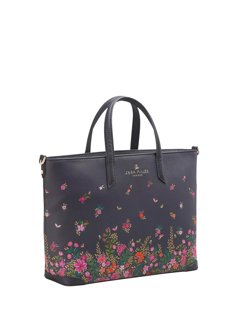 Sara Miller medium ditsy floral tote bag - British product