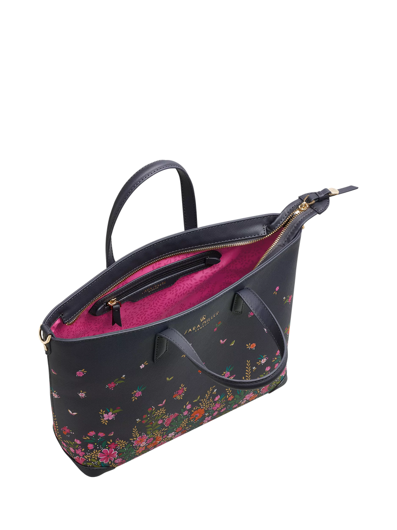 Sara Miller medium ditsy floral tote bag - British product