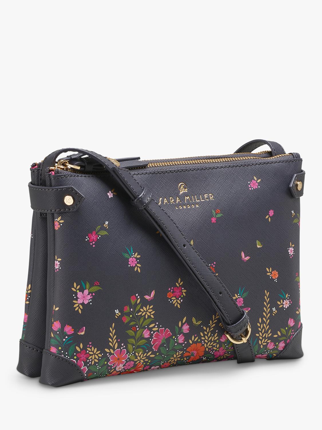 Sara Miller crossbody bag ditsy floral print - British product