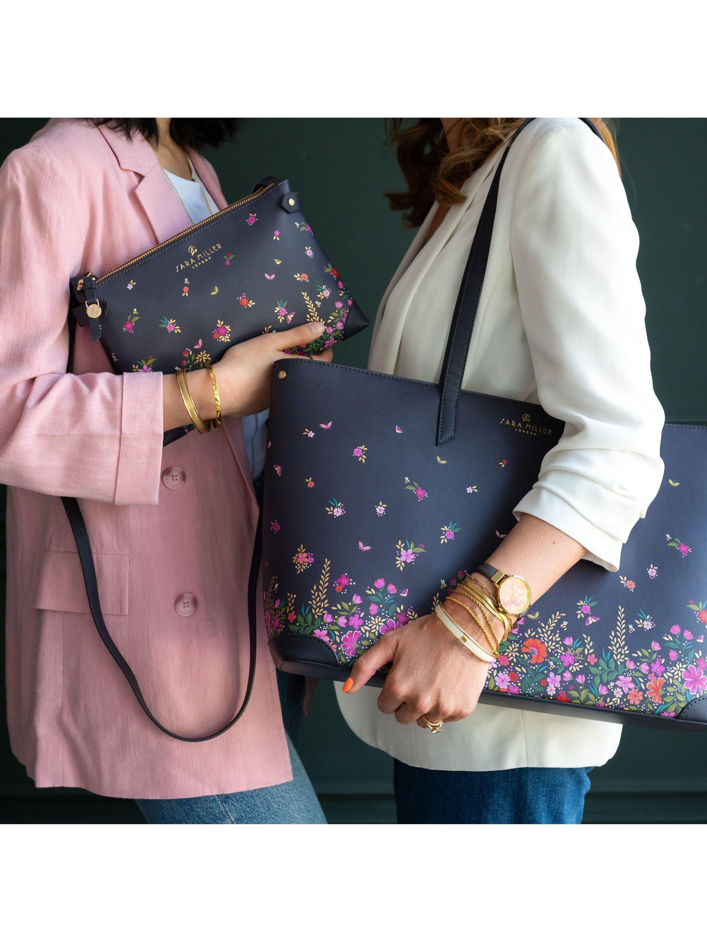 Sara Miller crossbody bag ditsy floral print - British product