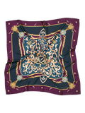 Aspinal of London silk scarf Fig 90cm square (British brand)