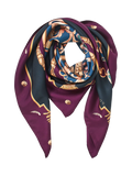 Aspinal of London silk scarf Fig 90cm square (British brand)