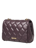 Aspinal of London Lottie quilted leather shoulder bag Fig, UK version