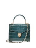 Aspinal of London Mayfair leather grab bag (British brand)