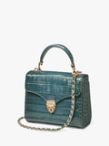 Aspinal of London Mayfair leather grab bag (British brand)