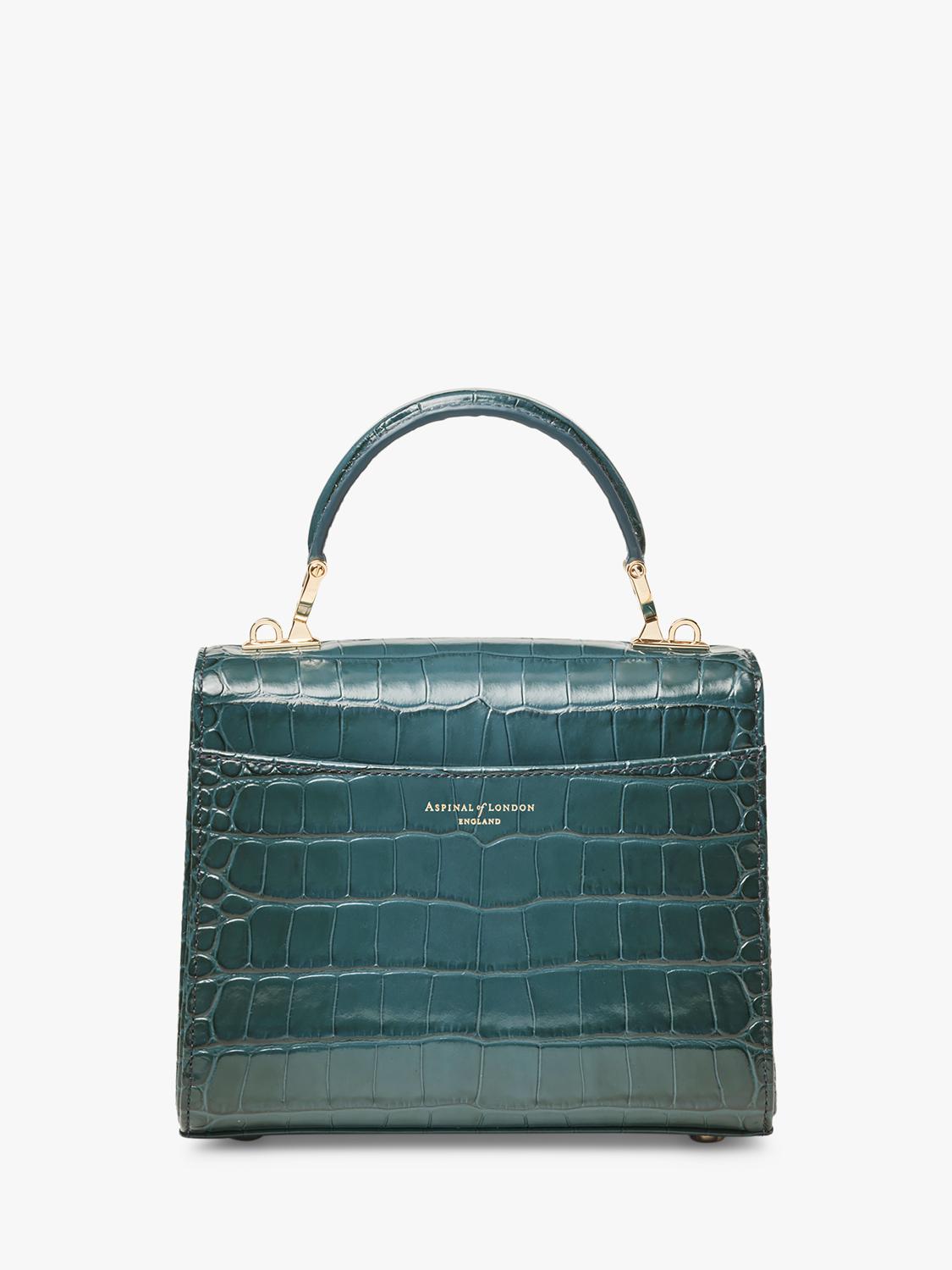 Aspinal of London Mayfair leather grab bag (British brand)