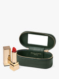 Aspinal of London croc leather handbag organiser in Evergreen - British product