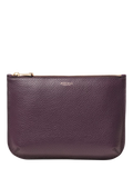 Aspinal of London Large Ella Pebble Grain Leather Pouch