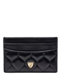 Aspinal of London quilted leather card case - British product