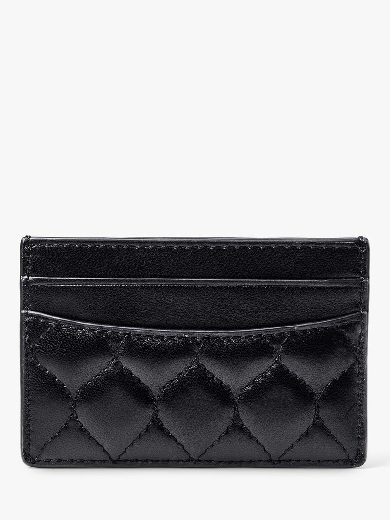 Aspinal of London quilted leather card case - British product