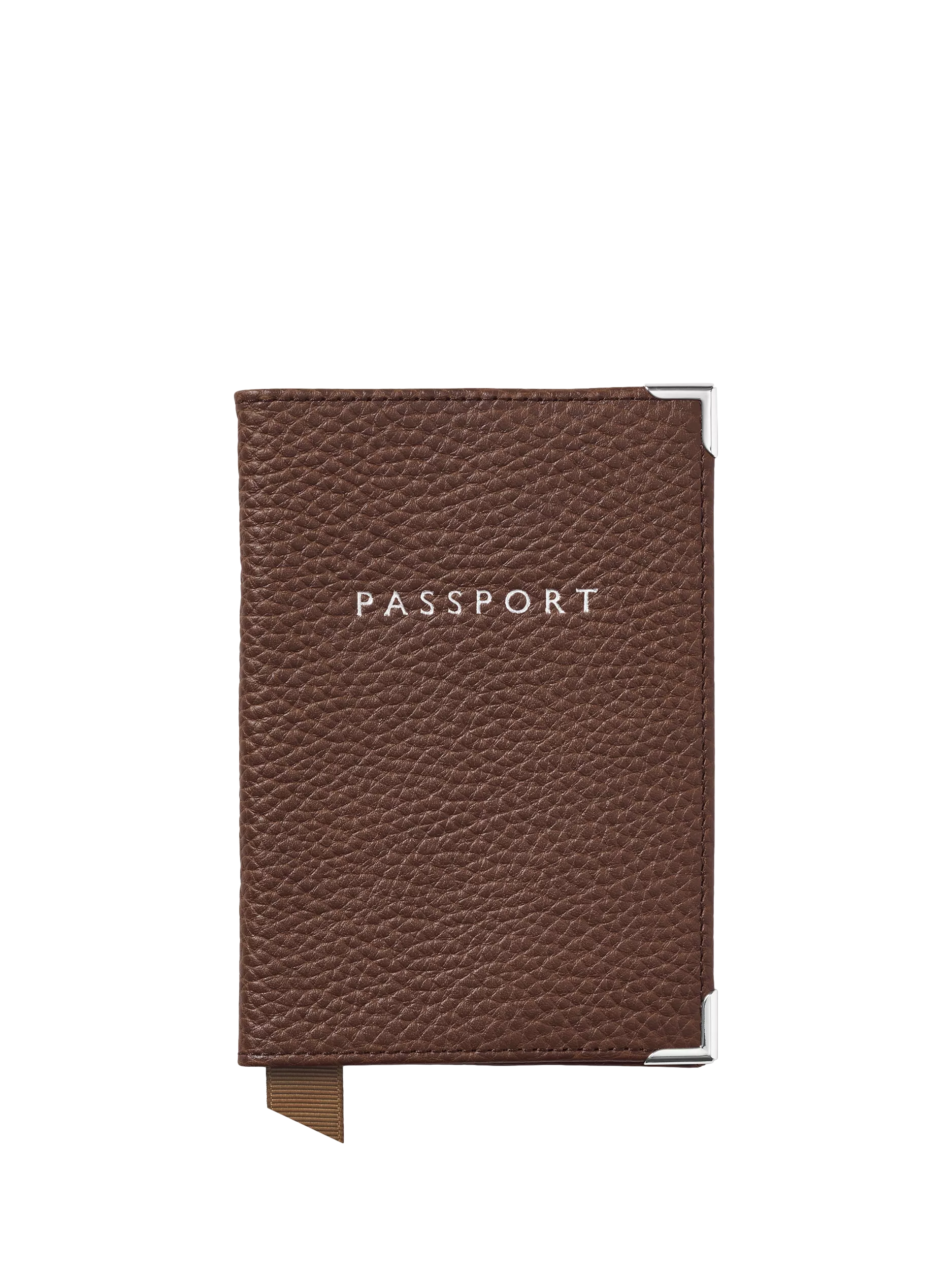 Aspinal of London leather passport cover H14xW9.5cm - British product