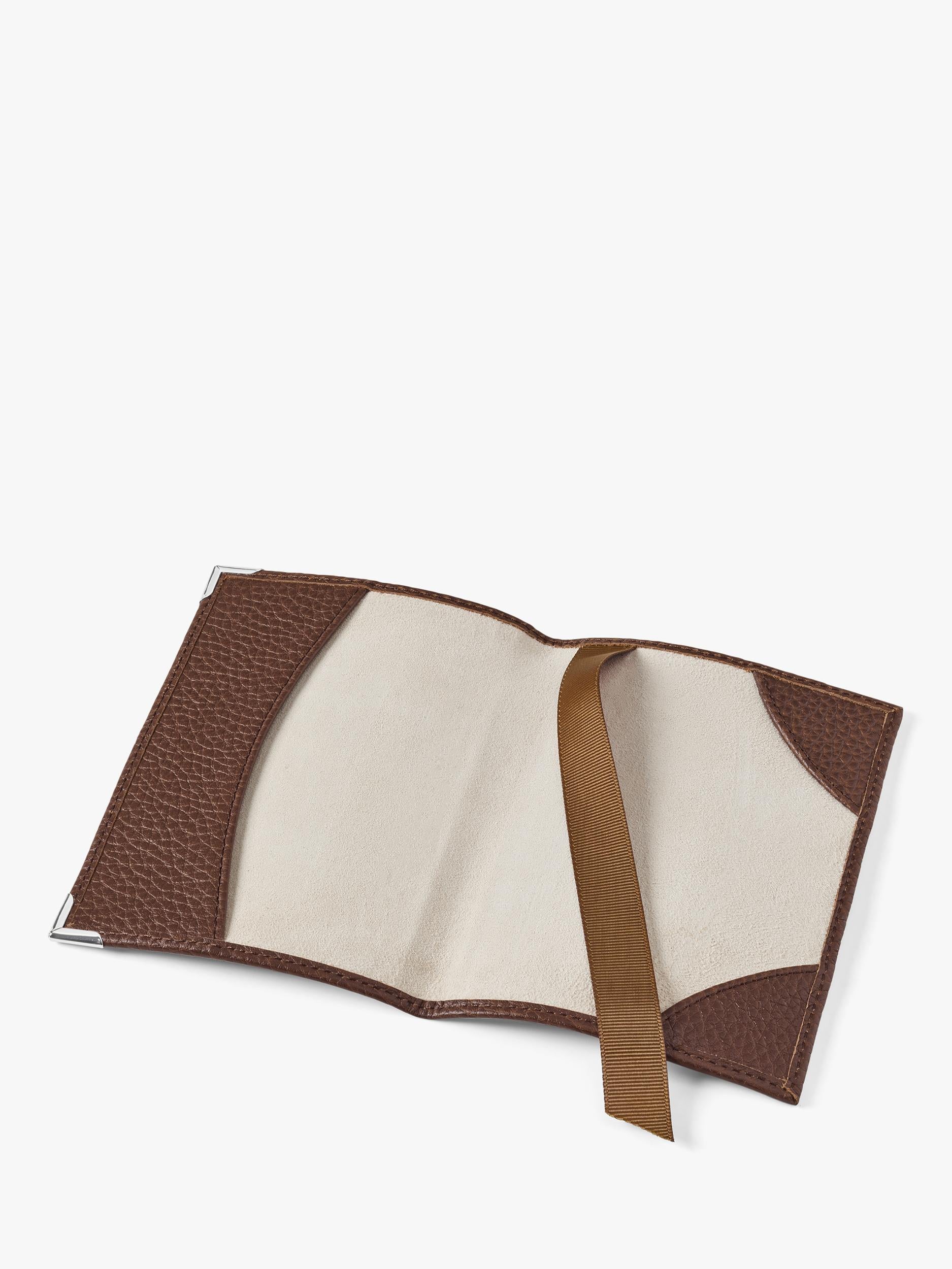 Aspinal of London leather passport cover H14xW9.5cm - British product