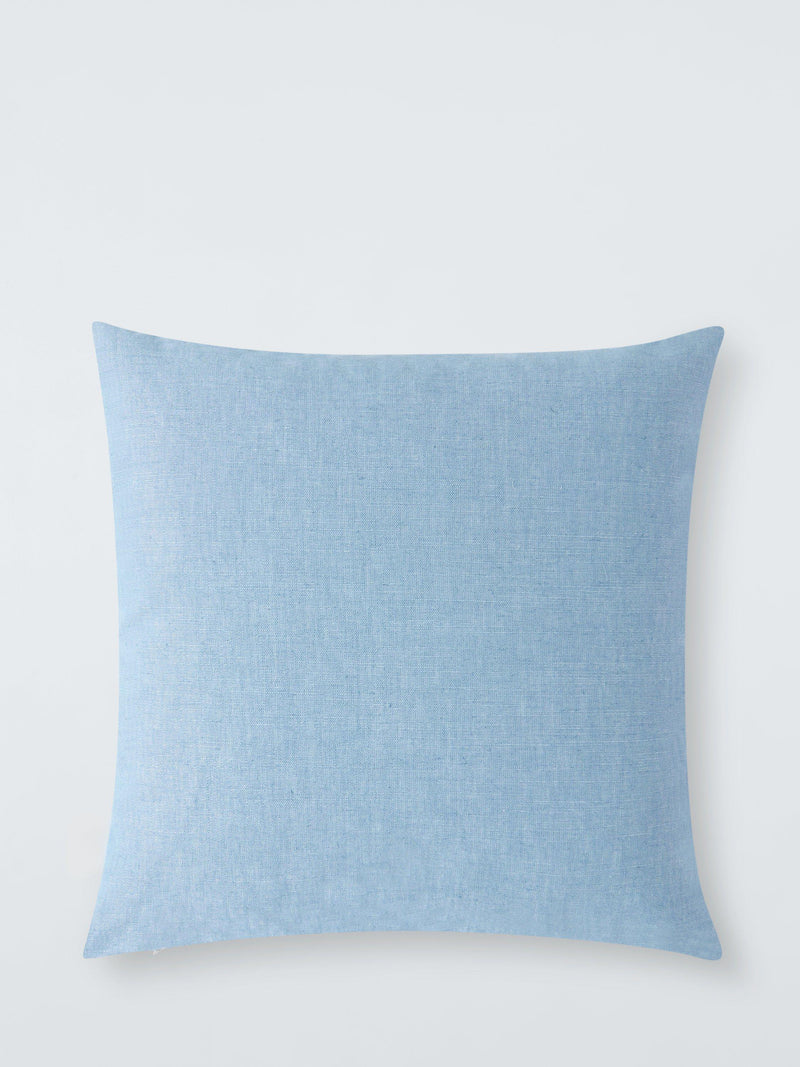 Scion fringed poppy cushion honey cornflower 43x43cm - British product
