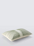 Harlequin Chaco stripe cushion in moss (British brand)