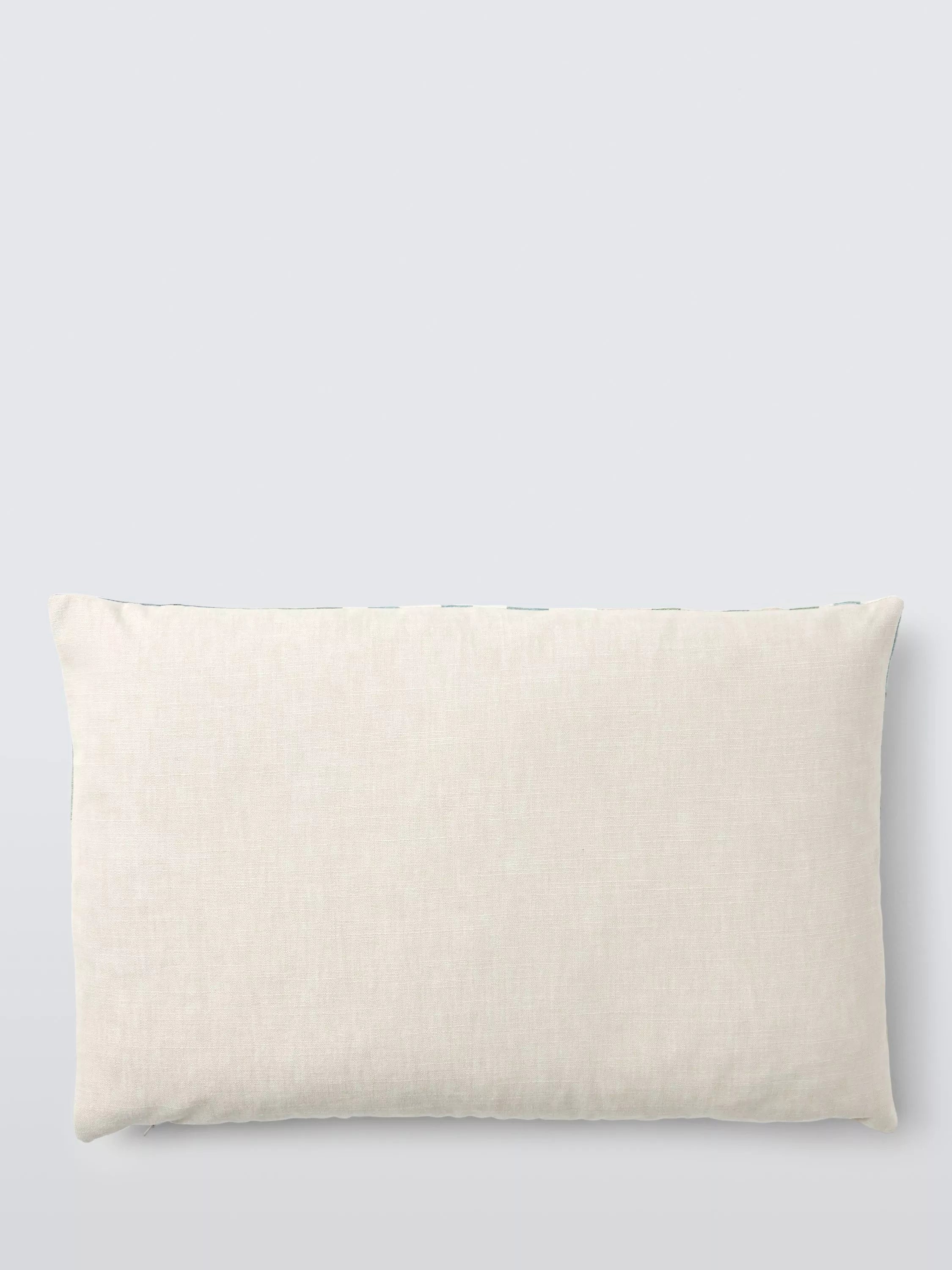 Harlequin Monolith silk cushion in Jade/Kyanite 40x60cm, imported from the UK