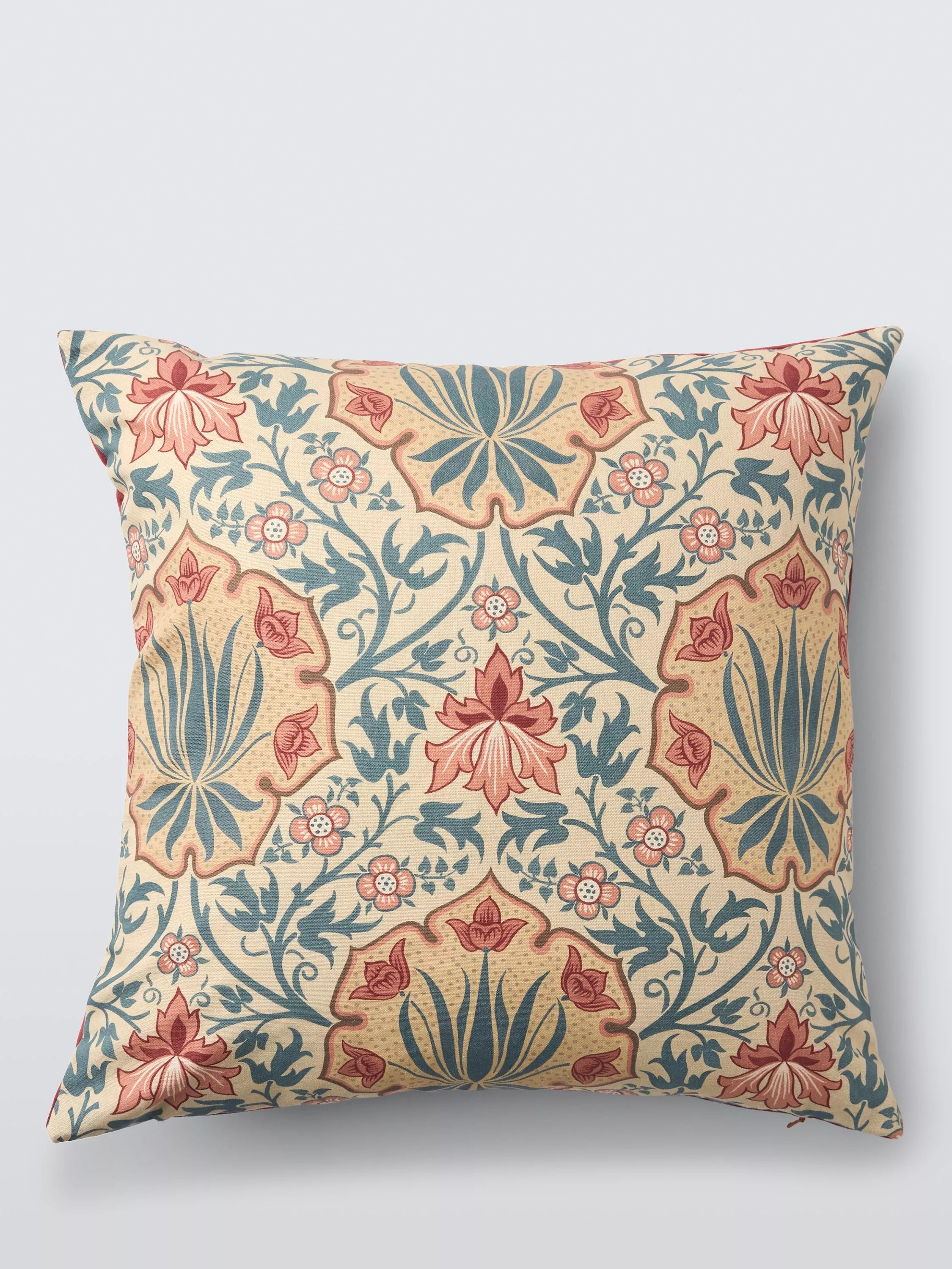 Morris & Co. Iris & Rose cushion 50cm (British brand)