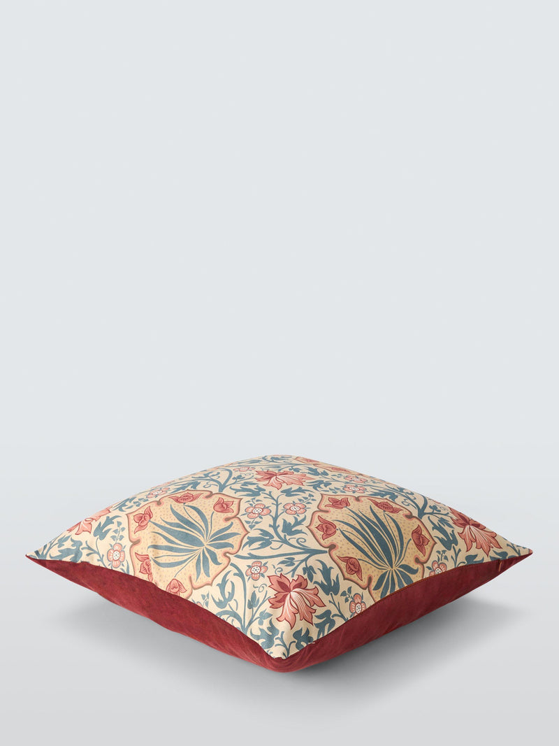 Morris & Co. Iris & Rose cushion 50cm (British brand)