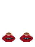 Marc Jacobs lip stud earrings gold red 5.5x10mm - British product