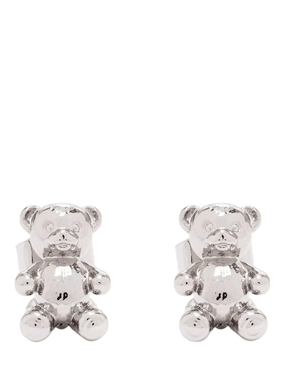 John Lewis Marc Jacobs Bear Stud Earrings Light Antique Silver- Buy online at McGrocer