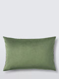 Morris & Co Meda Iris cushion in forest green 40x60cm, UK version