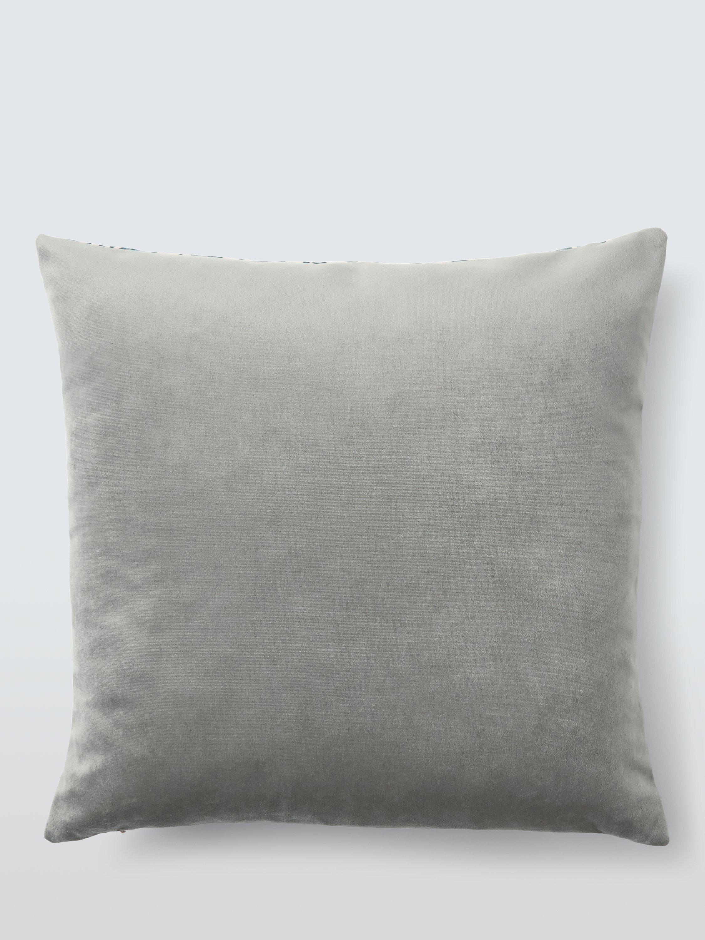 Morris & Co. teal Persian tulip cushion (British brand)