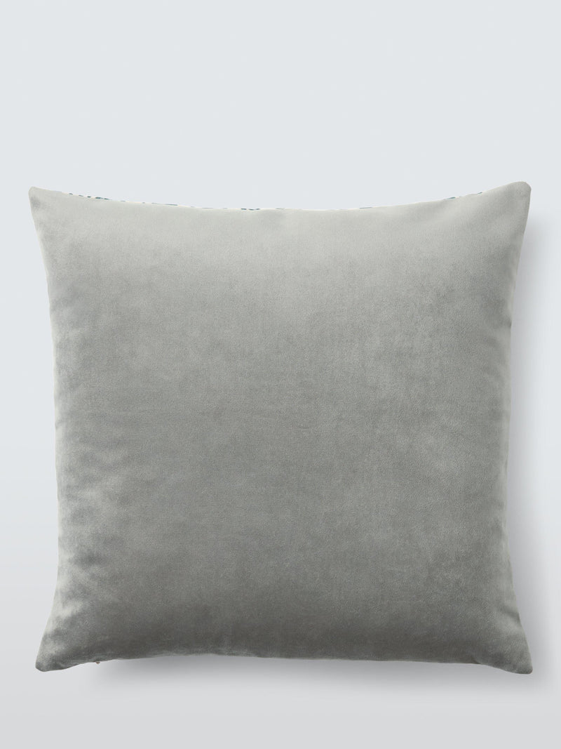 Morris & Co. teal Persian tulip cushion (British brand)