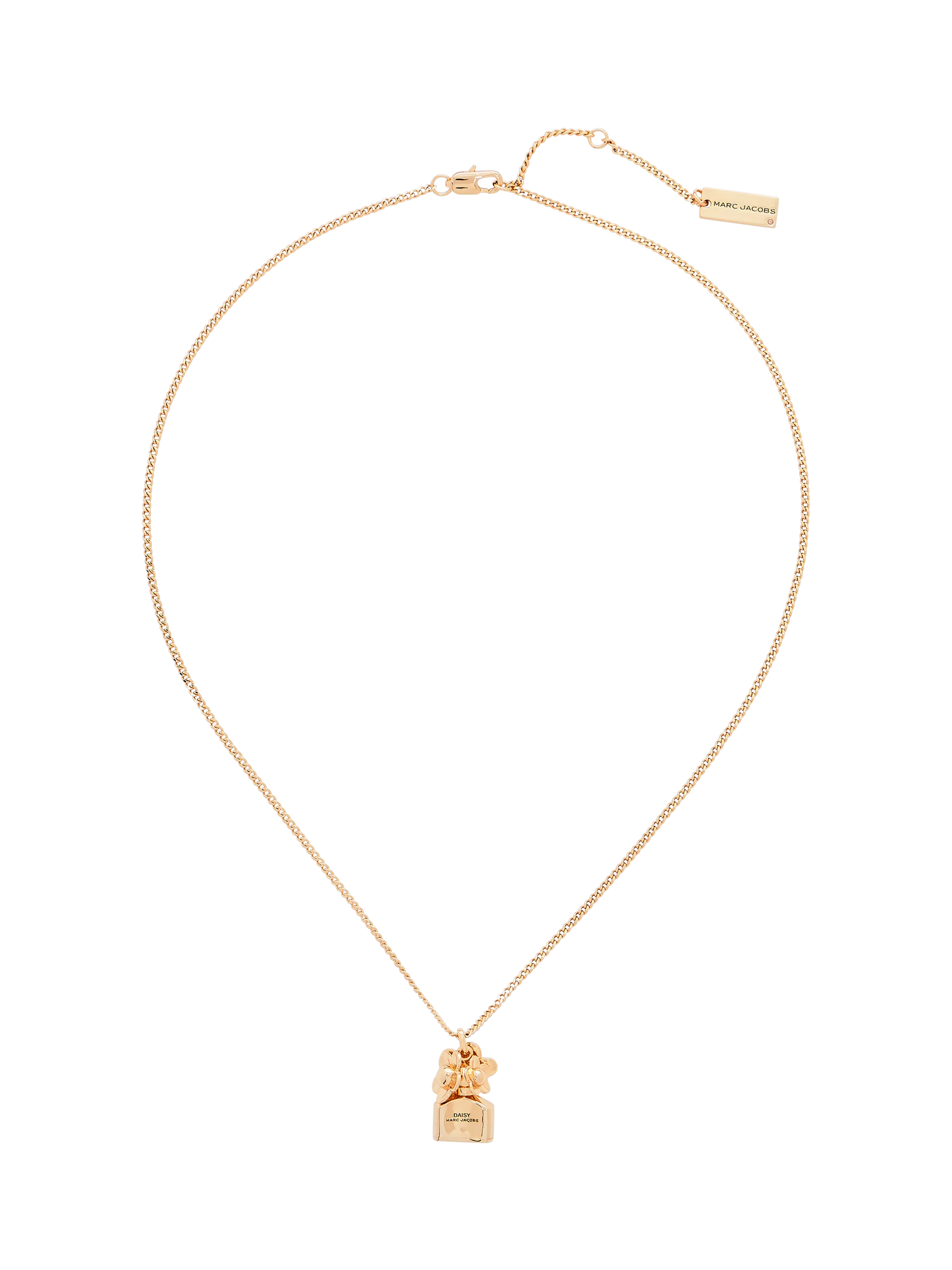 Marc Jacobs Mini Icon Daisy pendant necklace in gold (British brand)
