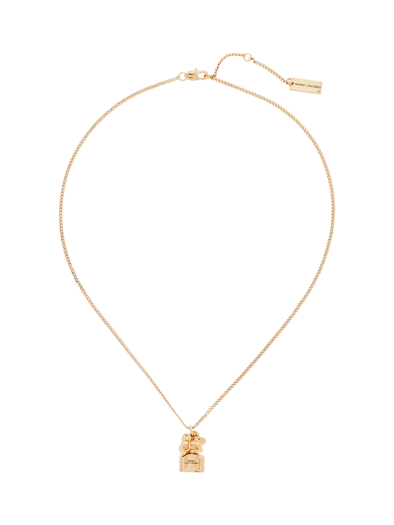 Marc Jacobs Mini Icon Daisy pendant necklace in gold (British brand)