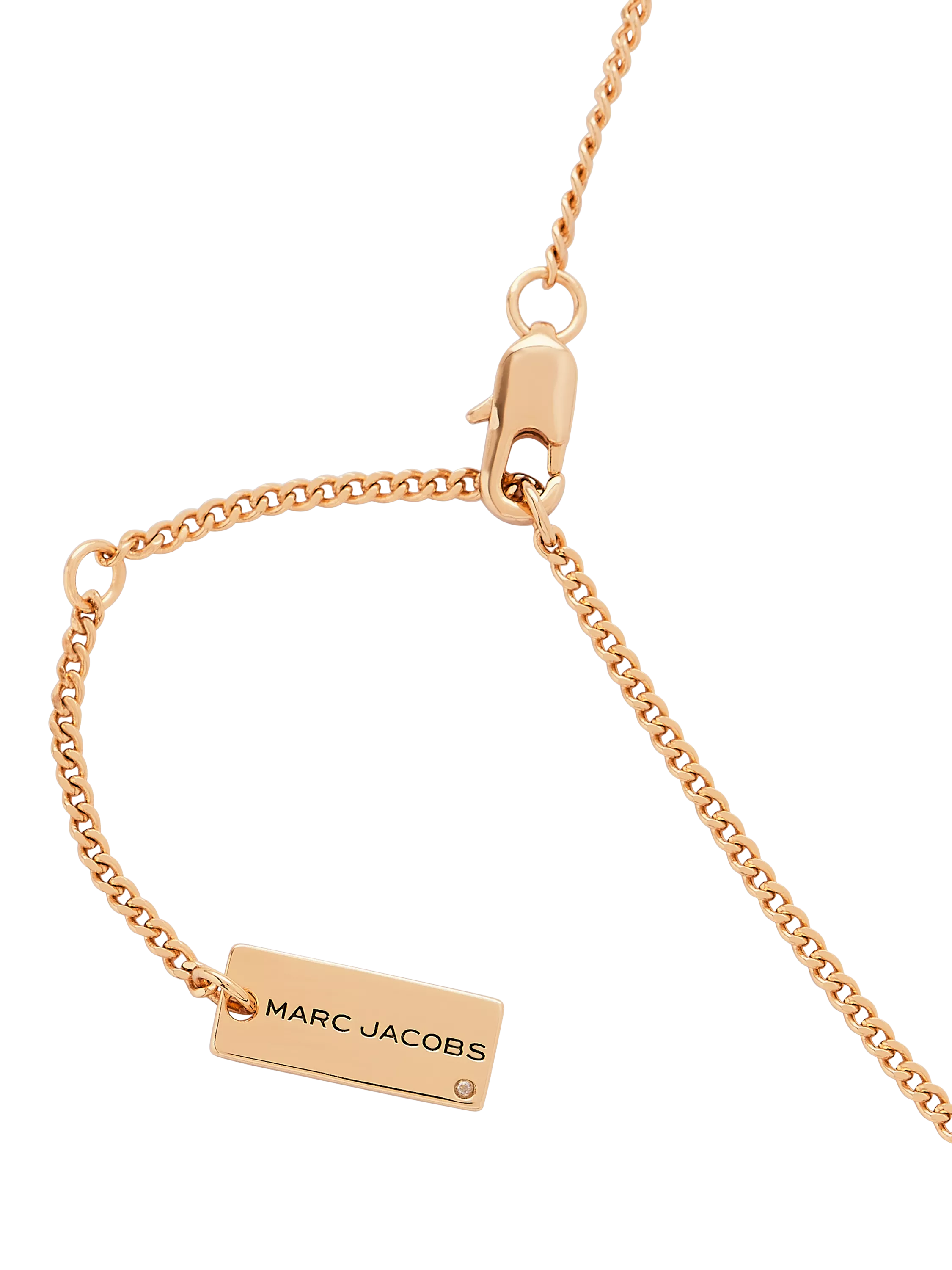 Marc Jacobs Mini Icon Daisy pendant necklace in gold (British brand)