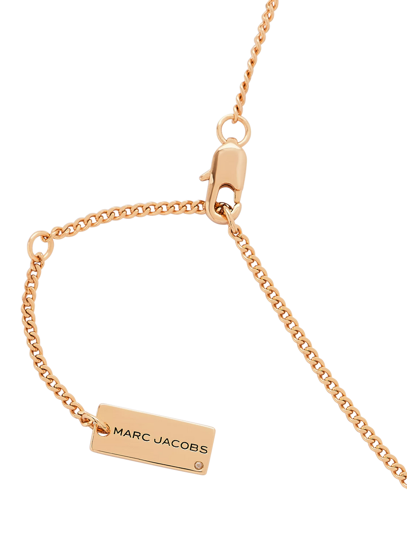 Marc Jacobs Mini Icon Daisy pendant necklace in gold (British brand)
