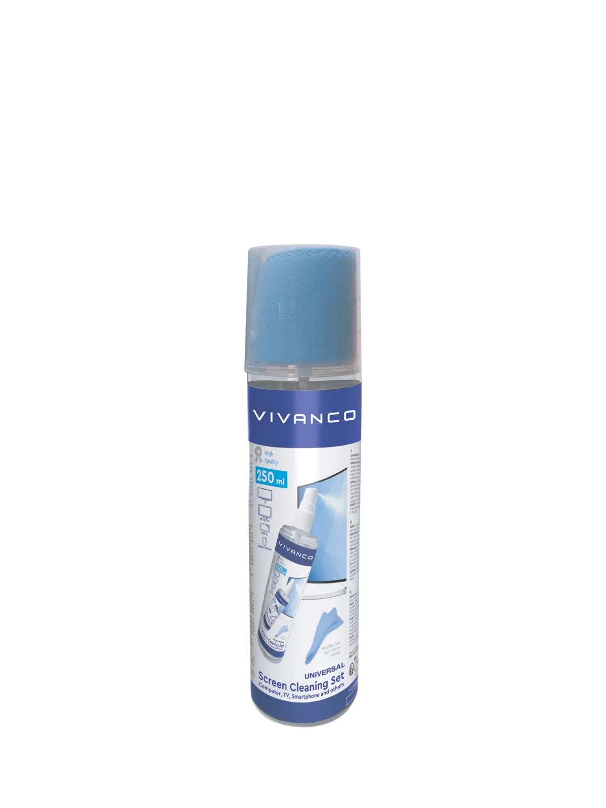 Vivanco Universal Screen Cleaning Kit 250ml - British product