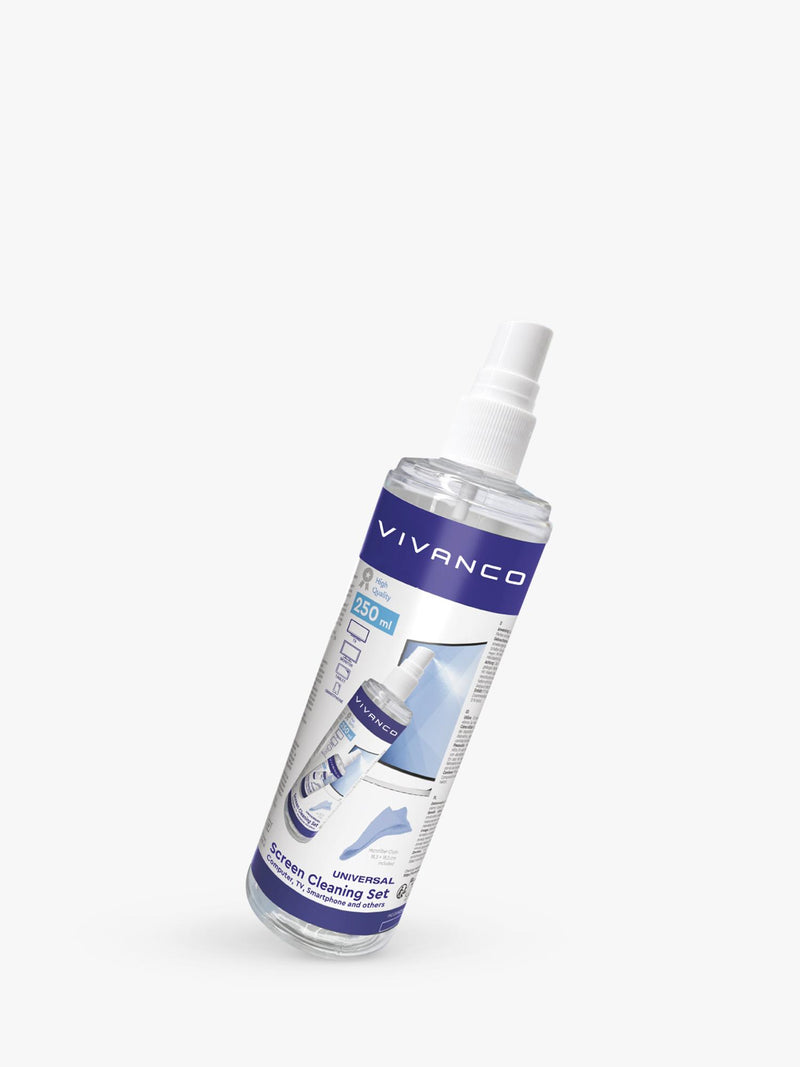 Vivanco Universal Screen Cleaning Kit 250ml - British product