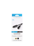 Vivanco fibre optic cable black 1m (British brand)