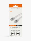 Vivanco Cat 7 Ethernet cable 2m white (British brand)
