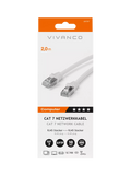 Vivanco Cat 7 Ethernet cable 2m white (British brand)