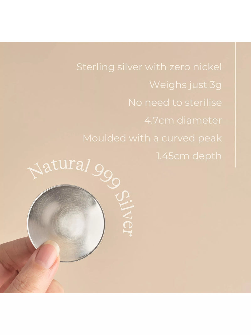 Lansinoh Silver Nursing Cups Pack of 2, imported from the UK