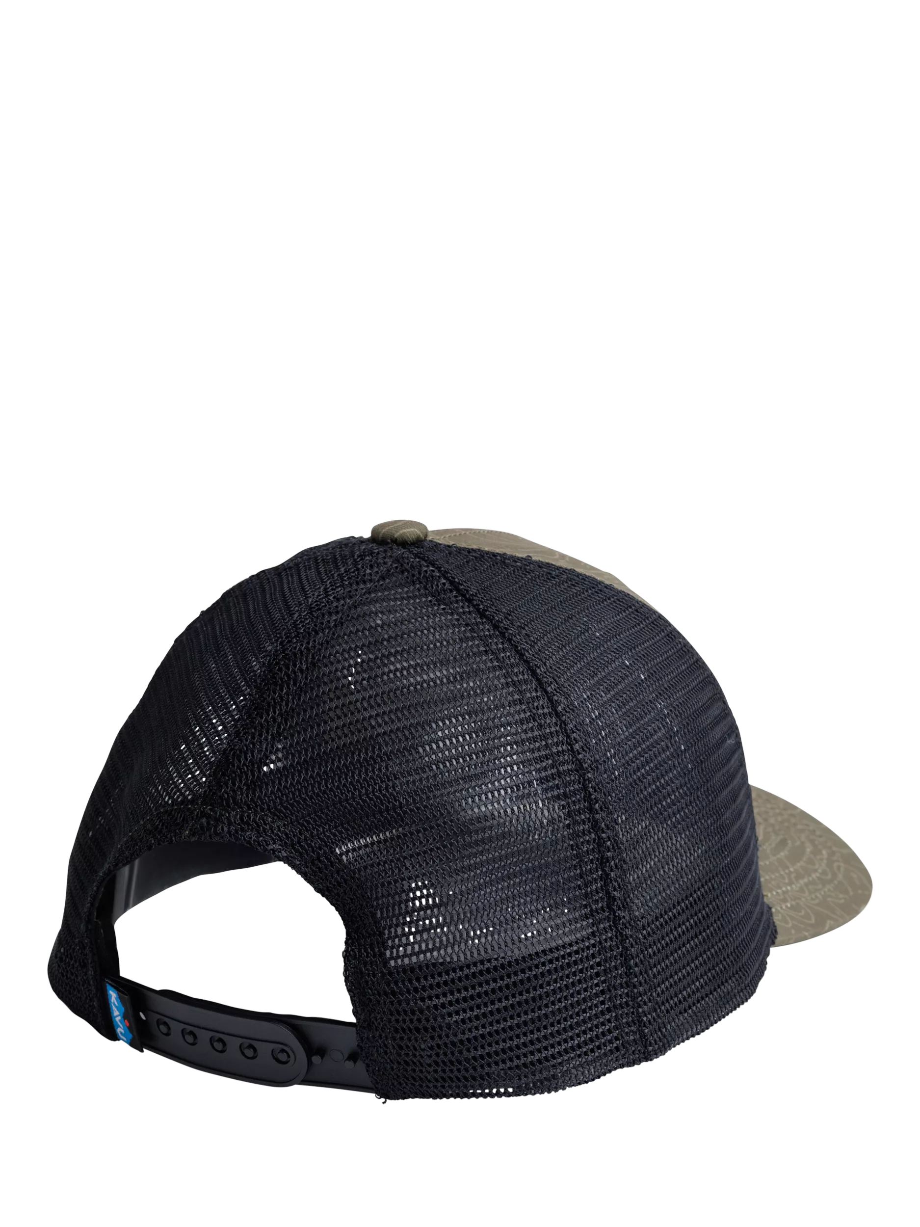 KAVU Above Standard trucker cap in Olive Topo, UK version