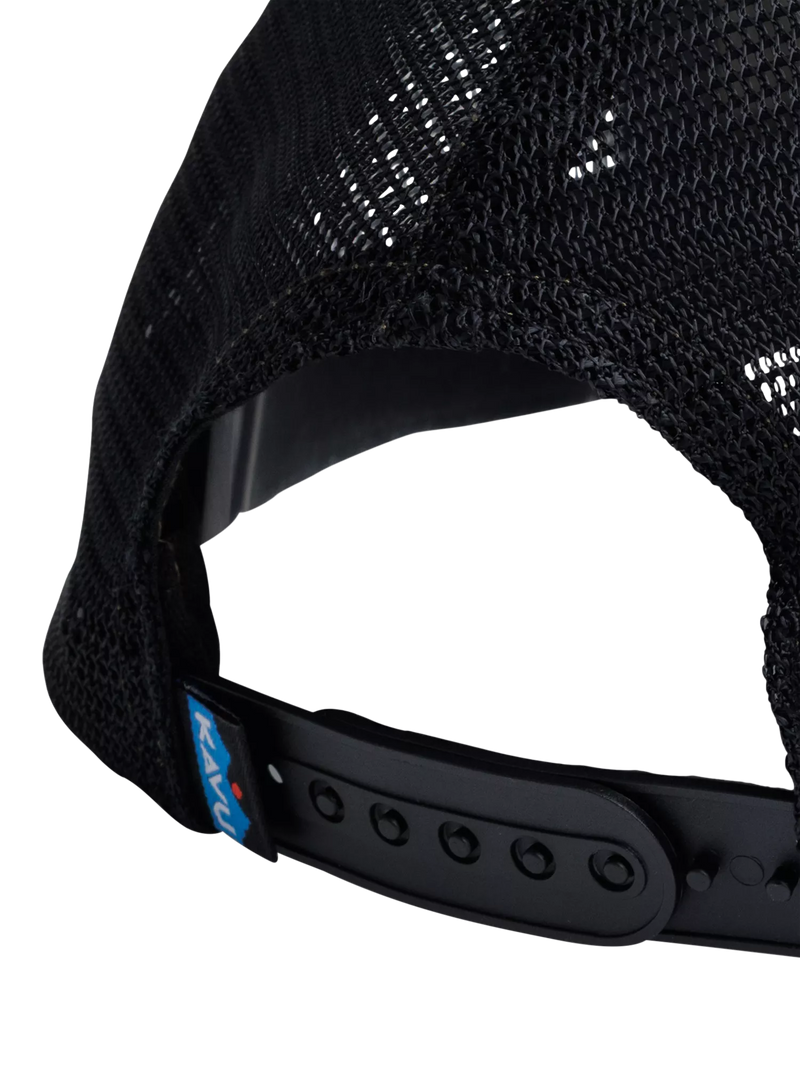 KAVU Above Standard trucker cap in Olive Topo, UK version