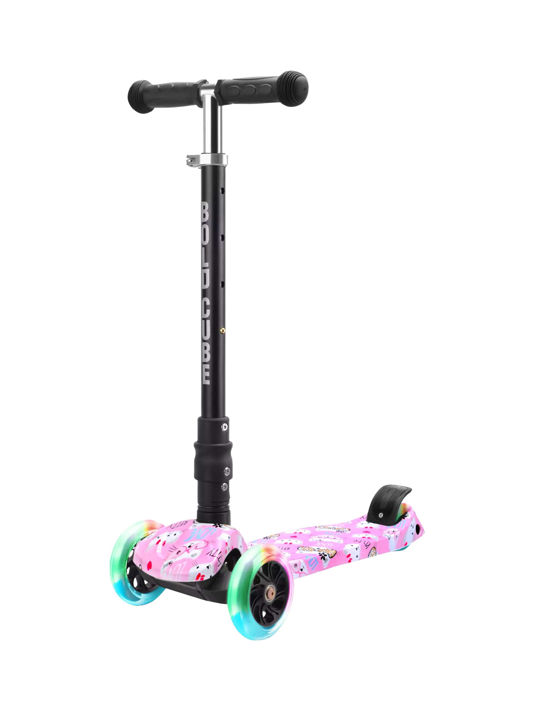 BOLDCUBE Big 3-Wheel Foldable Scooter Cat Love (British brand)