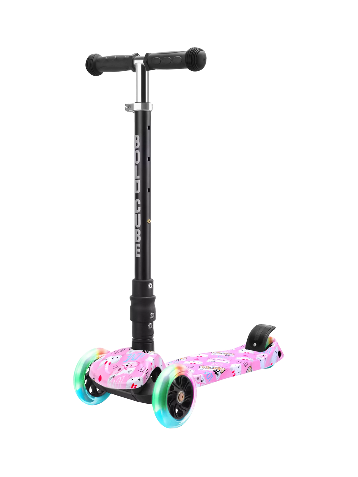 BOLDCUBE Big 3-Wheel Foldable Scooter Cat Love (British brand)