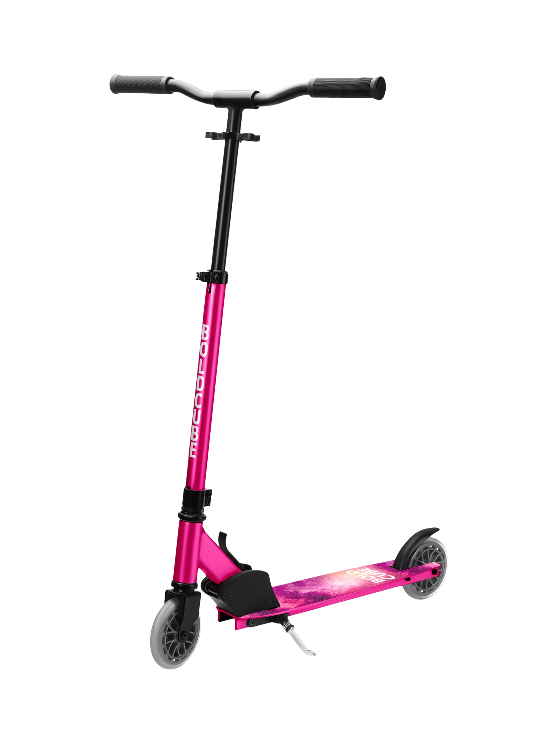 Boldcube Deluxe 2 Wheel Foldable Scooter Fuchsia (British brand)