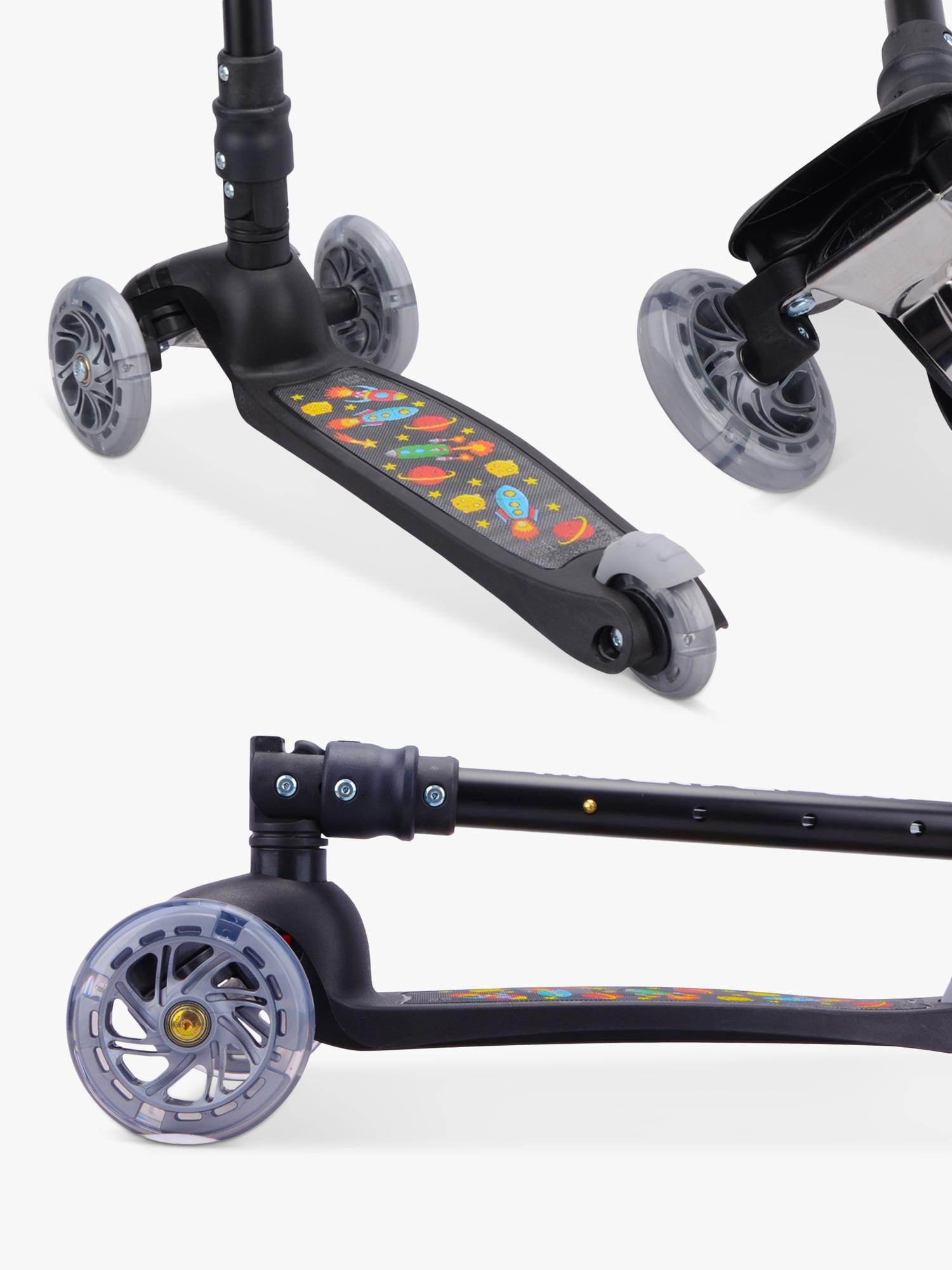 BOLDCUBE Teeny Fold 3-wheel scooter Rocket (British brand)