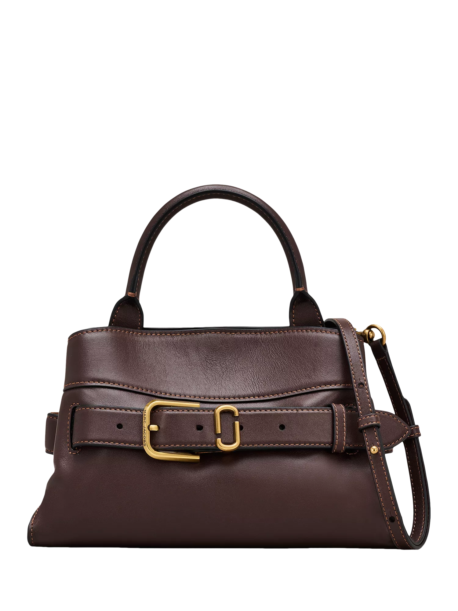 Marc Jacobs Dakota Small Leather Satchel Bag, Ganache