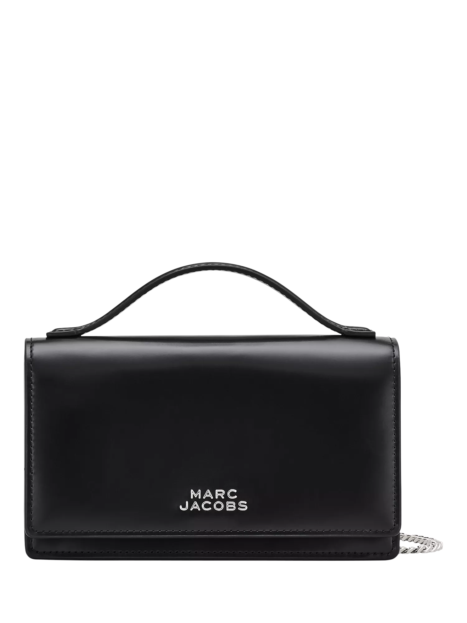Marc Jacobs Glam Mirror Mini Bag in black leather, UK version