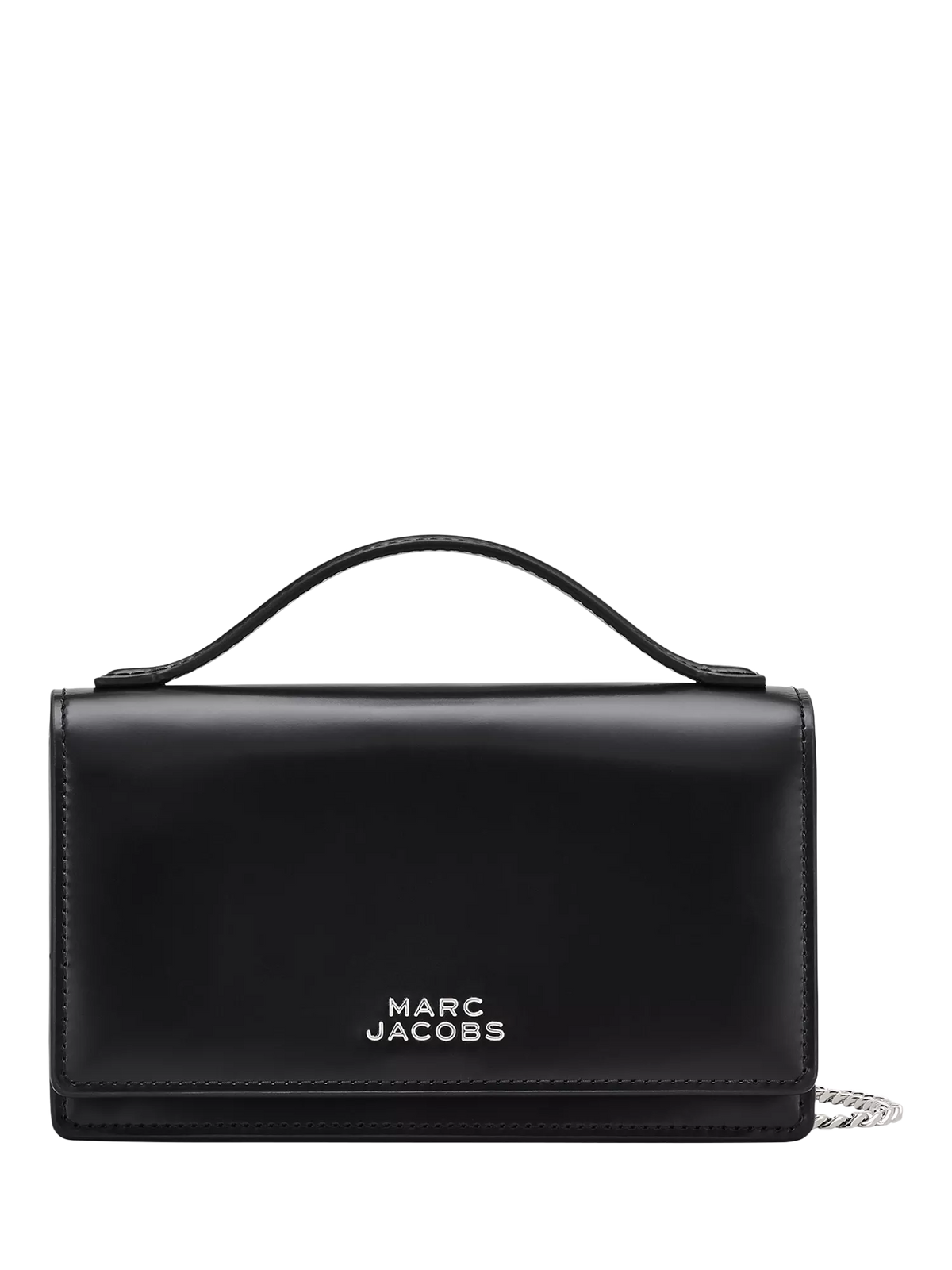 Marc Jacobs Glam Mirror Mini Bag in black leather, UK version