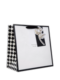 Hall & Co Memento Luxe gift bag white black - British product
