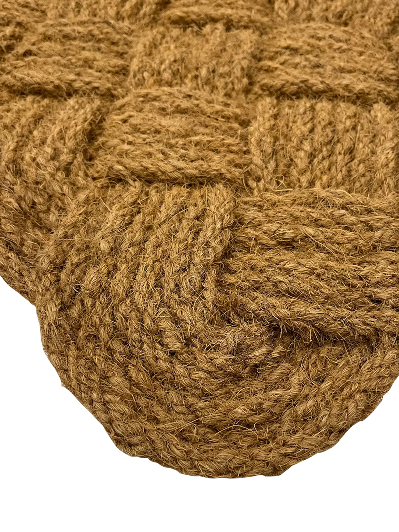 John Lewis woven knot door mat natural 45x75cm (British brand)